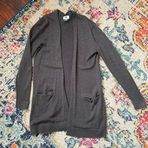 Cozy gray cardigan
